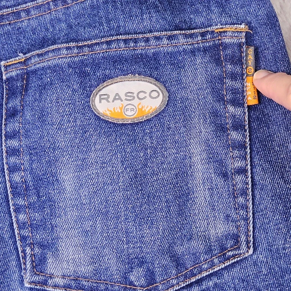 Rasco FR Flame Resistant Jeans Men 35x30 Blue Safety NFPA 2112 CAT2 Work JFR1210